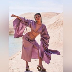 CULT GAIA ADRIEL TOP IN ELDERBERRY